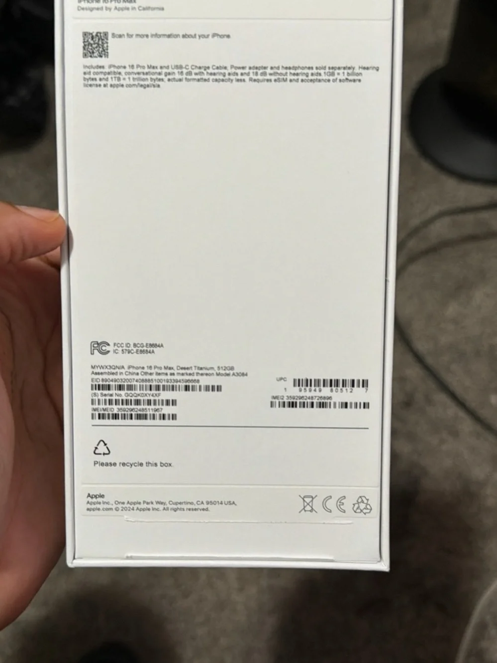 Apple iPhone in Gold Finish - Boxed